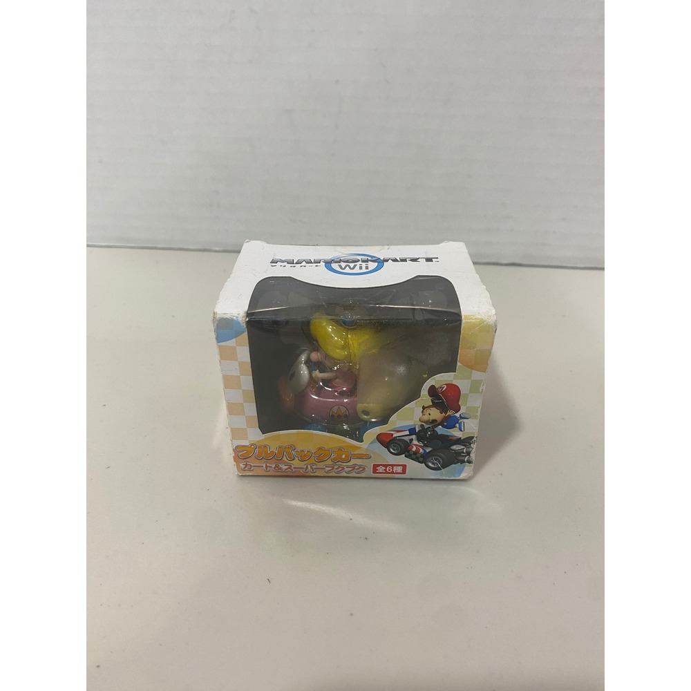 Nintendo Mario Kart Baby Peach Pull Back Car Super Pukupuku 2008 Wii Pink New